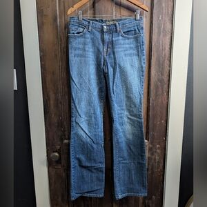 David Kahn Straight Leg Medium Wash Denim, 32" Waist